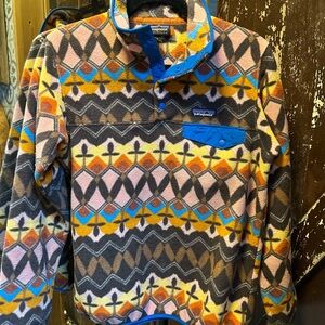 Patagonia Synchilla Anthos Pink Fleece Pullover Small